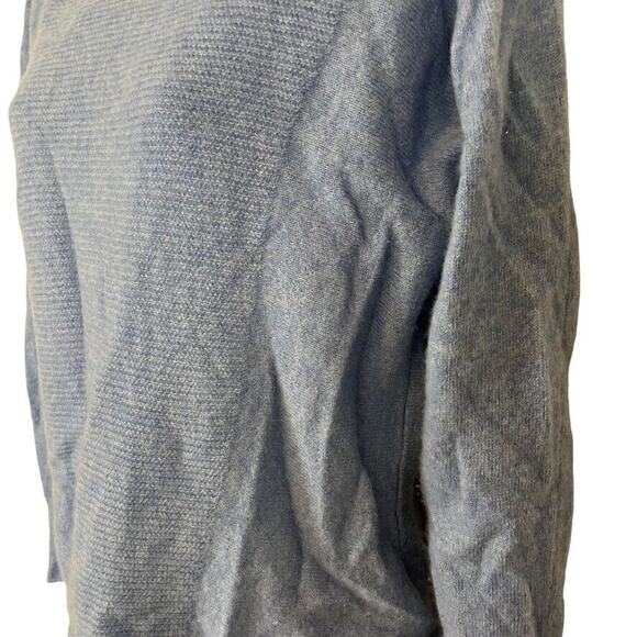 Max Studio Womens Blue 100% 2-Ply Cashmere Long Sleeve Pullover Sweater sz M - Picture 9 of 16